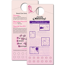 Breast Cancer Exam Shower Cards | Health Promotions Now