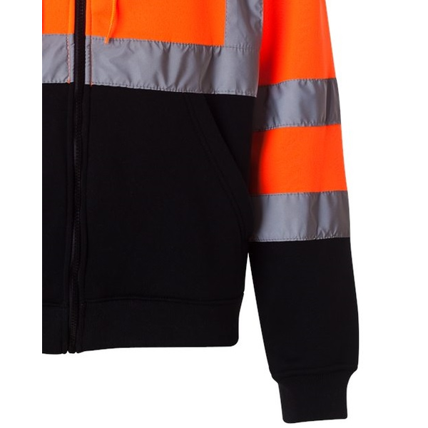 ML Kishigo®  Hi-Vis Hooded Full-Zip Men's Sweatshirt