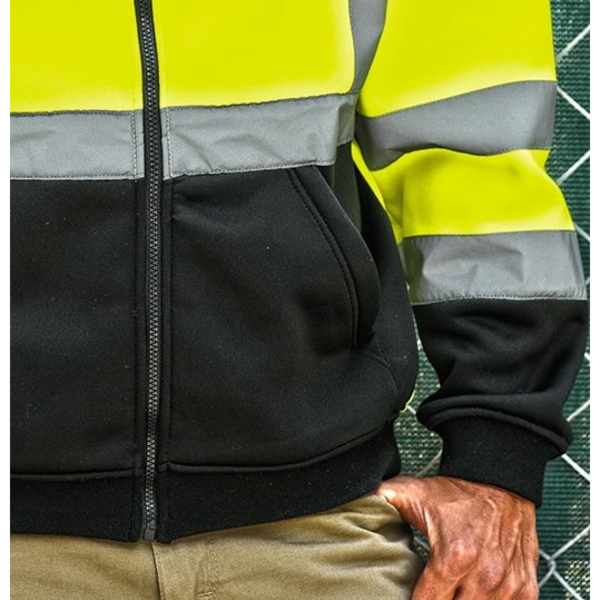 ML Kishigo®  Hi-Vis Hooded Full-Zip Men's Sweatshirt