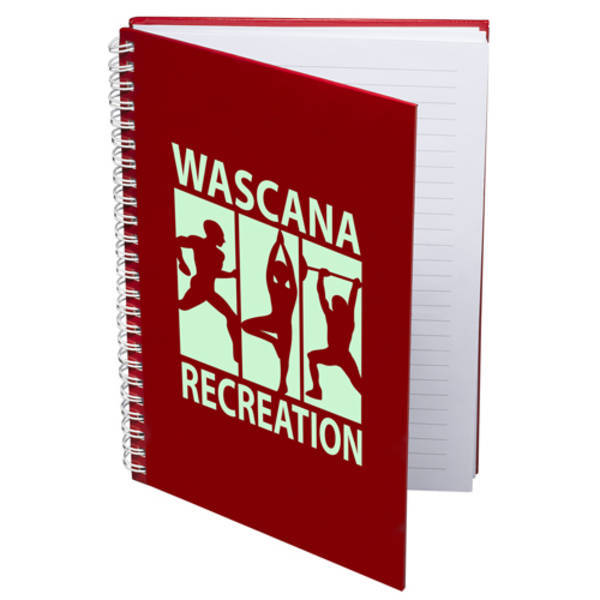 Juliet Hardcover Spiral Notebook, 5-3/4" x 8-1/2"