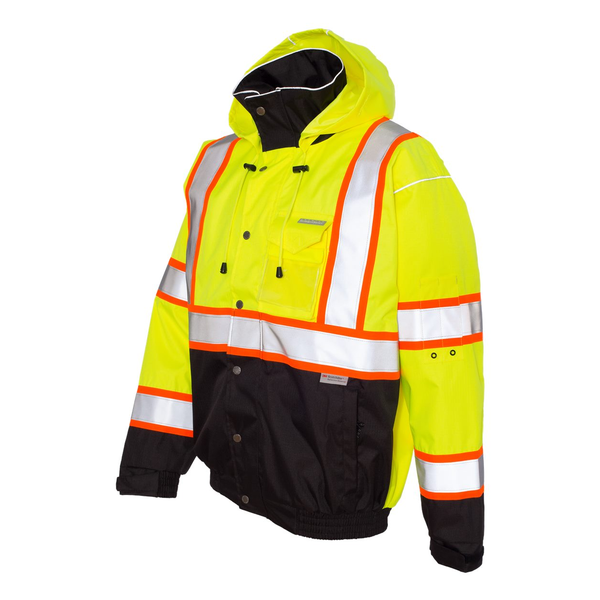 ML Kishigo® Hi-Viz Safety Brilliant Series Bomber Jacket