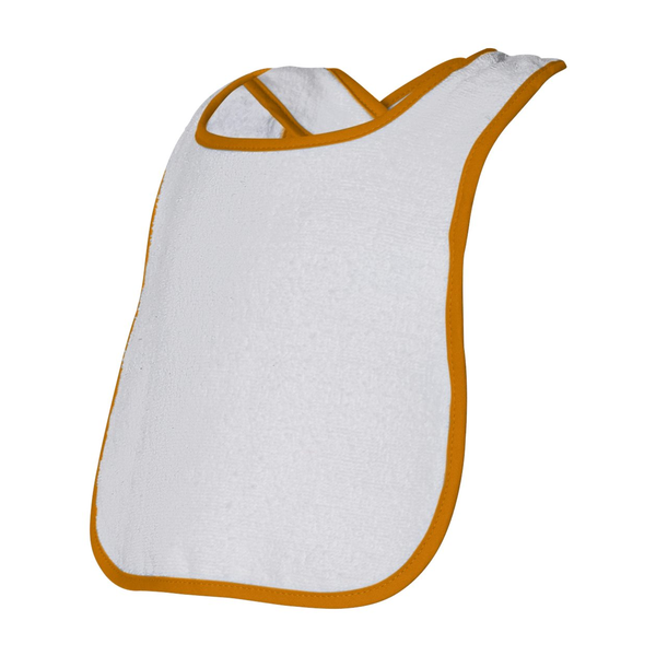 Rabbit Skins® Cotton Terry Contrast Color Infant Snap Bib