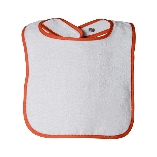 Rabbit Skins® Cotton Terry Contrast Color Infant Snap Bib