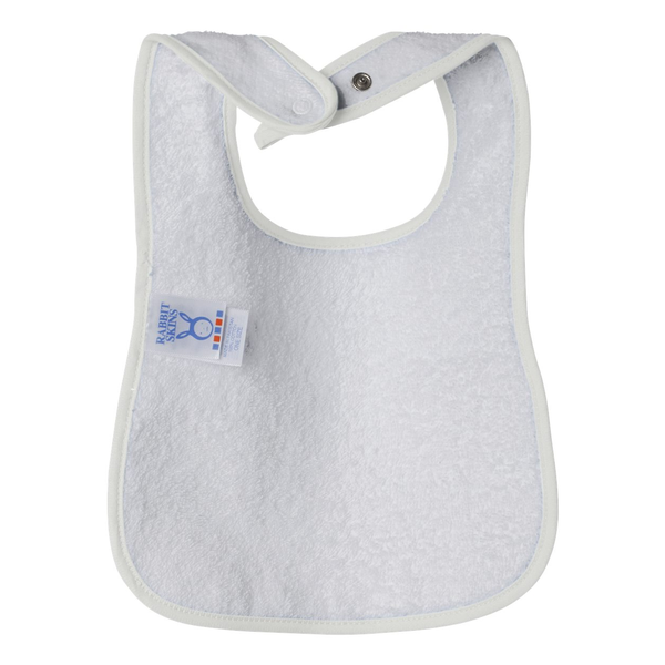Rabbit Skins® Cotton Terry Contrast Color Infant Snap Bib