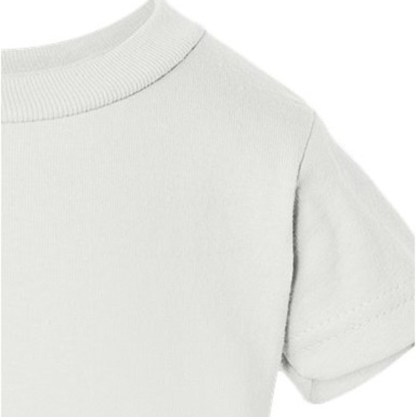 Rabbit Skins® Cotton Jersey Infant T-Shirt, White
