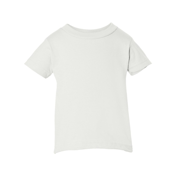Rabbit Skins® Cotton Jersey Infant T-Shirt, White