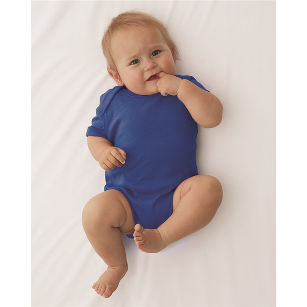 Rabbit Skins® Colors Ringspun Cotton Lap Shoulder Infant Creeper