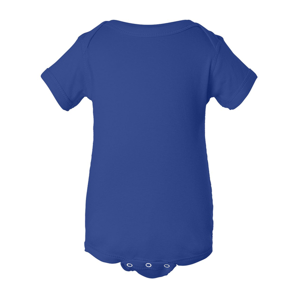 Rabbit Skins® Colors Ringspun Cotton Lap Shoulder Infant Creeper