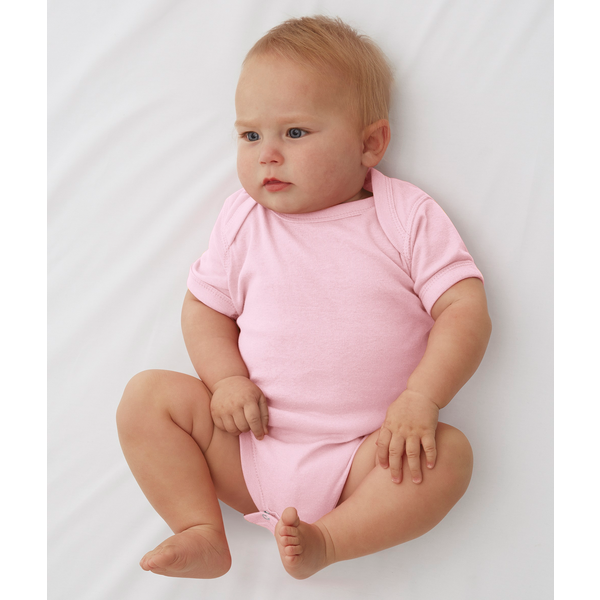 Rabbit Skins® Pastels Ringspun Cotton Lap Shoulder Infant Creeper