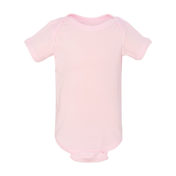 Rabbit Skins® Pastels Ringspun Cotton Lap Shoulder Infant Creeper