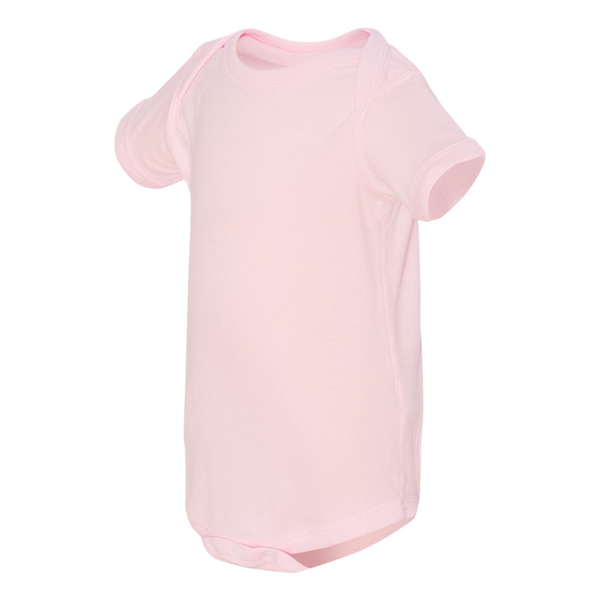 Rabbit Skins® Pastels Ringspun Cotton Lap Shoulder Infant Creeper