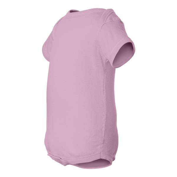 Rabbit Skins® Pastels Ringspun Cotton Lap Shoulder Infant Creeper