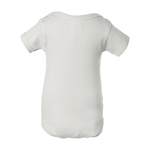 Rabbit Skins® White Ringspun Cotton Lap Shoulder Infant Creeper