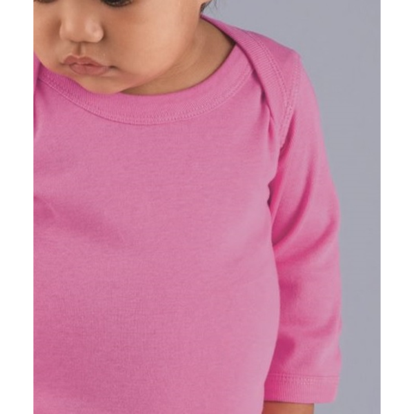 Rabbit Skins® Lap Shoulder Long Sleeve Infant Creeper, Colors
