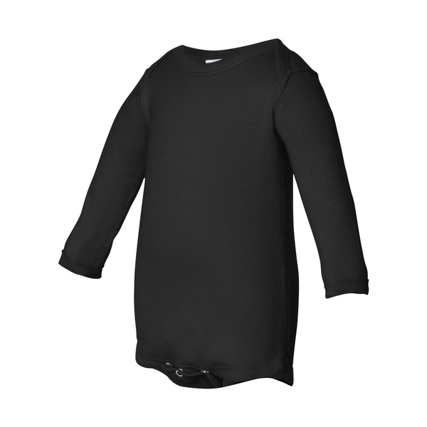 Rabbit Skins® Lap Shoulder Long Sleeve Infant Creeper, Colors