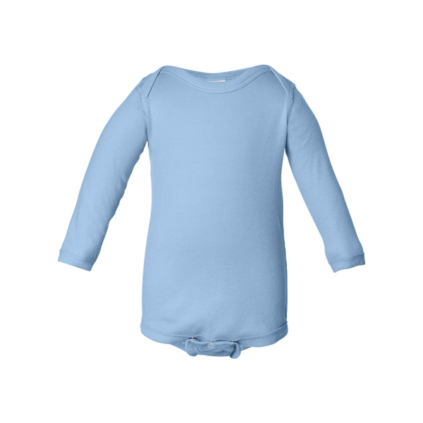 Rabbit Skins® Lap Shoulder Long Sleeve Infant Creeper, Colors