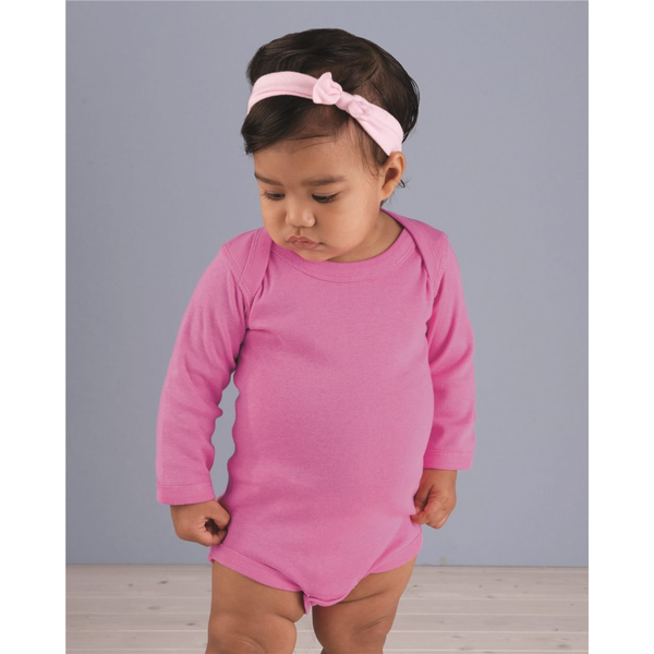 Rabbit Skins® Lap Shoulder Long Sleeve Infant Creeper, Colors