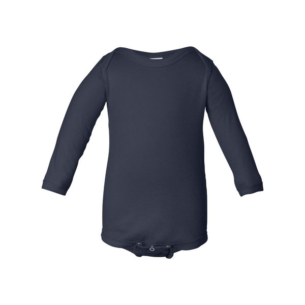 Rabbit Skins® Lap Shoulder Long Sleeve Infant Creeper, Colors