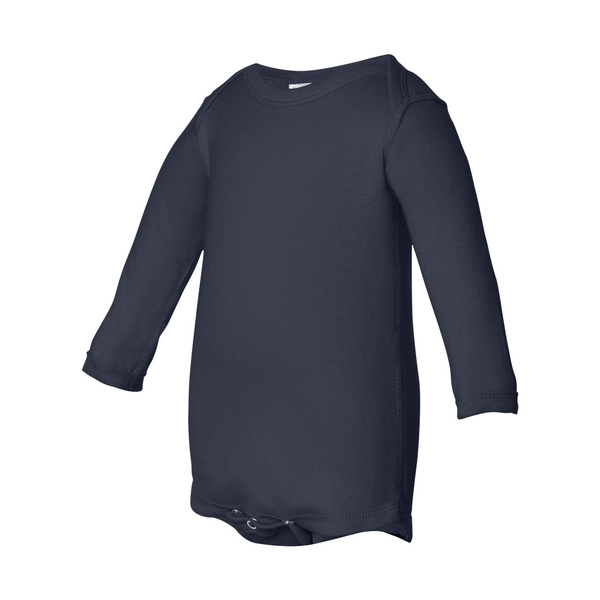 Rabbit Skins® Lap Shoulder Long Sleeve Infant Creeper, Colors