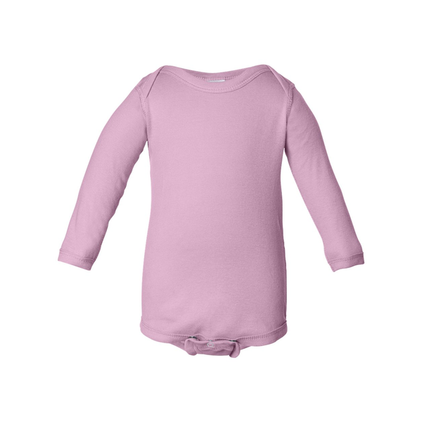 Rabbit Skins® Lap Shoulder Long Sleeve Infant Creeper, Colors
