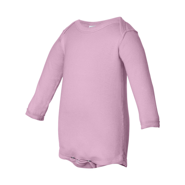Rabbit Skins® Lap Shoulder Long Sleeve Infant Creeper, Colors