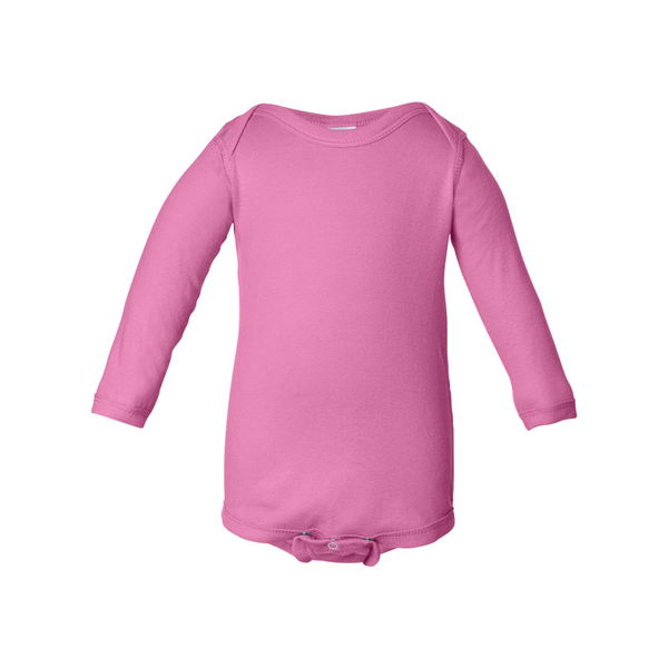 Rabbit Skins® Lap Shoulder Long Sleeve Infant Creeper, Colors