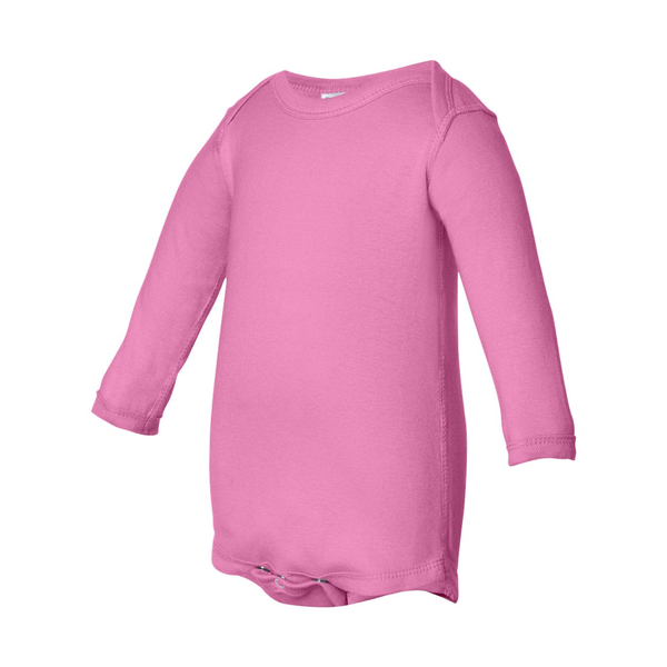 Rabbit Skins® Lap Shoulder Long Sleeve Infant Creeper, Colors