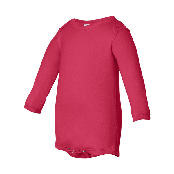 Rabbit Skins® Lap Shoulder Long Sleeve Infant Creeper, Colors