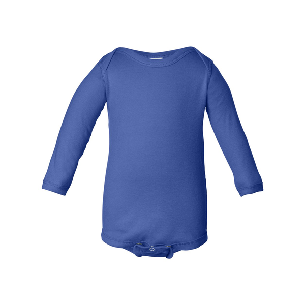 Rabbit Skins® Lap Shoulder Long Sleeve Infant Creeper, Colors