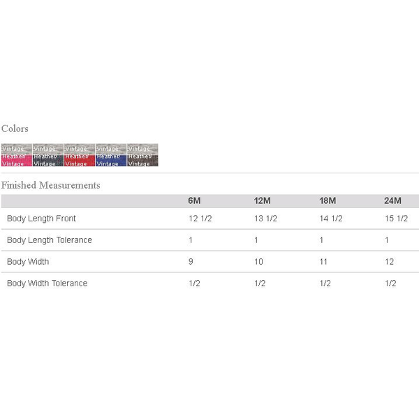 Rabbit Skins® Fine Jersey Three-Quarter Sleeve Baseball Infant Bodysuit