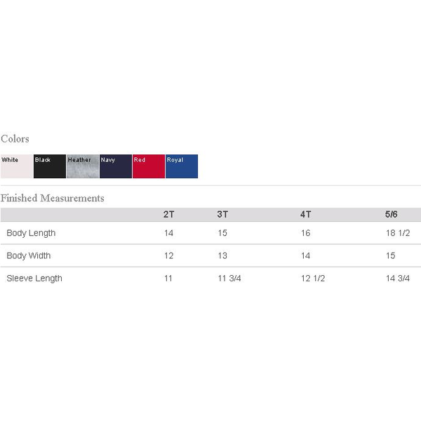 Rabbit Skins® Cotton Long Sleeve Toddler T-Shirt