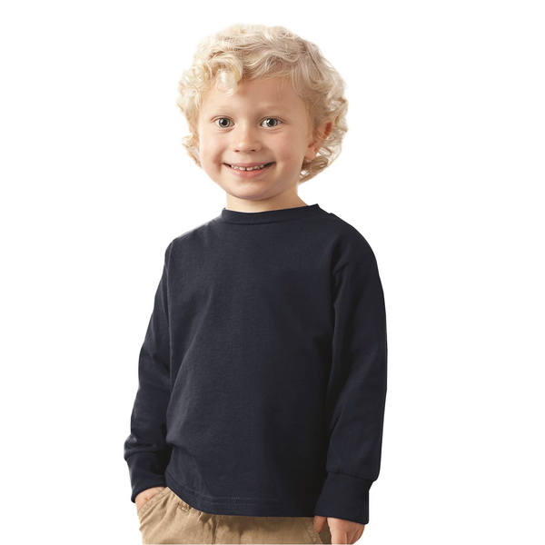 Rabbit Skins® Cotton Long Sleeve Toddler T-Shirt