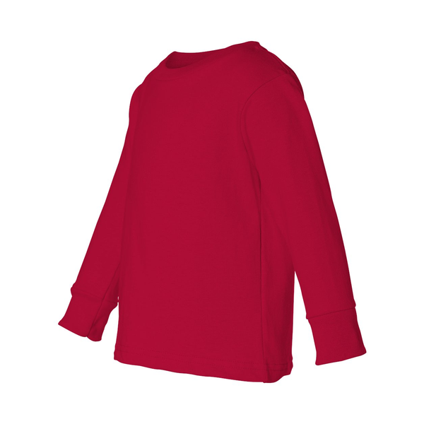 Rabbit Skins® Cotton Long Sleeve Toddler T-Shirt
