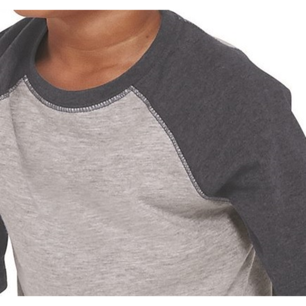 Rabbit Skins® Fine Jersey Three-Quarter Sleeve Baseball Toddler T-Shirt
