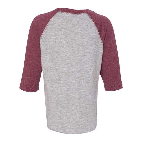 Rabbit Skins® Fine Jersey Three-Quarter Sleeve Baseball Toddler T-Shirt