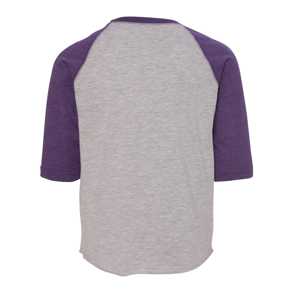 Rabbit Skins® Fine Jersey Three-Quarter Sleeve Baseball Toddler T-Shirt