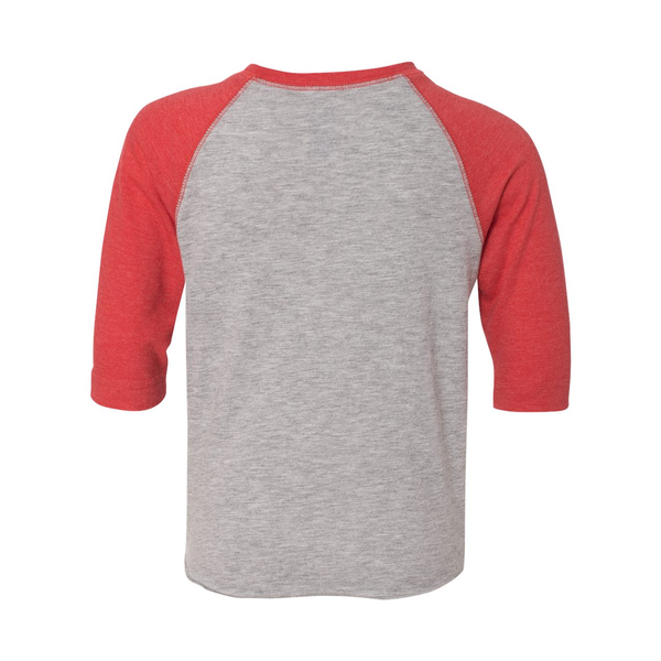 Rabbit Skins® Fine Jersey Three-Quarter Sleeve Baseball Toddler T-Shirt