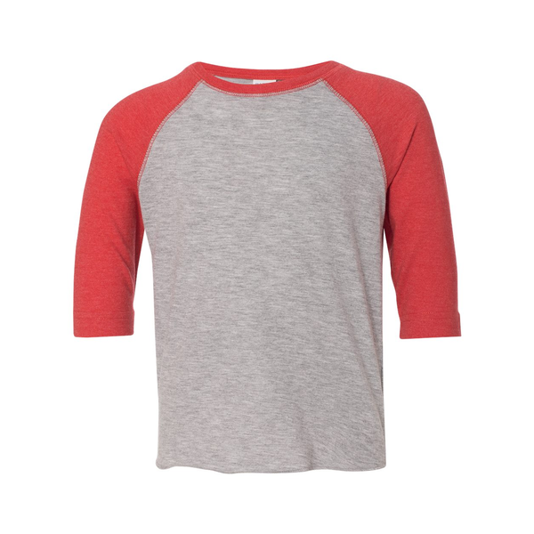 Rabbit Skins® Fine Jersey Three-Quarter Sleeve Baseball Toddler T-Shirt