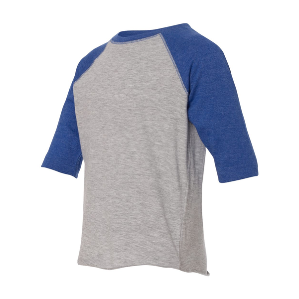 Rabbit Skins® Fine Jersey Three-Quarter Sleeve Baseball Toddler T-Shirt