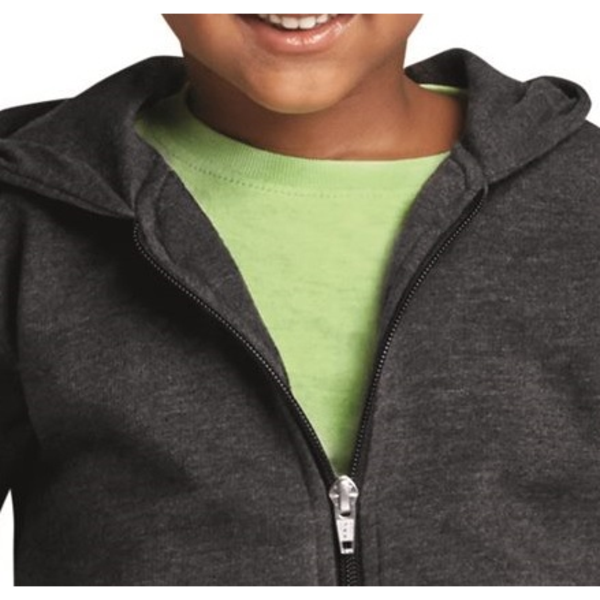 Rabbit Skins® Hooded Full-Zip Toddler Sweatshirt