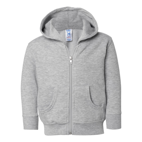 Rabbit Skins® Hooded Full-Zip Toddler Sweatshirt