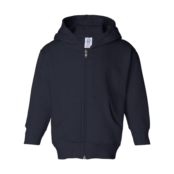 Rabbit Skins® Hooded Full-Zip Toddler Sweatshirt
