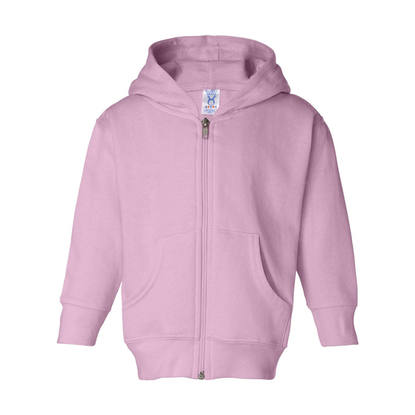 Rabbit Skins® Hooded Full-Zip Toddler Sweatshirt