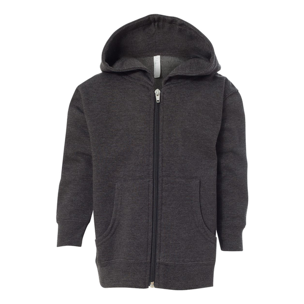 Rabbit Skins® Hooded Full-Zip Toddler Sweatshirt