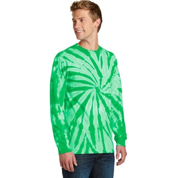 Port & Company® Essential Tie-Dye Men's Long Sleeve Tee