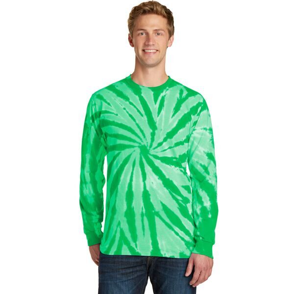 Port & Company® Essential Tie-Dye Men's Long Sleeve Tee