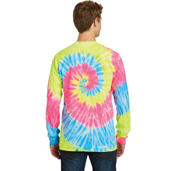 Port & Company® Essential Tie-Dye Men's Long Sleeve Tee