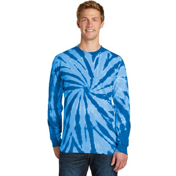 Port & Company® Essential Tie-Dye Men's Long Sleeve Tee