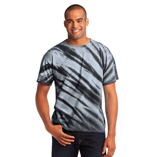 Port & Company® Essential Tiger Stripe Tie-Dye Men's Tee