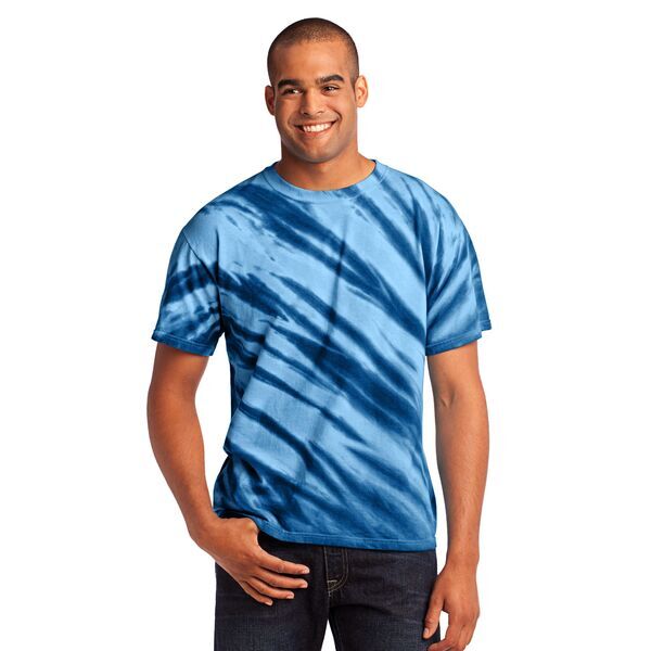 Port & Company® Essential Tiger Stripe Tie-Dye Men's Tee